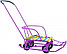Санки детские НИКА Тимка 5 УНИВЕРСАЛ с большими колесами расцветки в ассортименте, фото 2