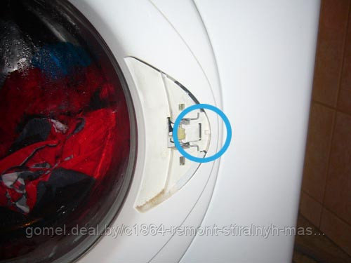 Замена ручки дверцы в стиральных машинах