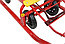 Санки детские НИКА Тимка 5 УНИВЕРСАЛ с большими колесами красные, фото 2