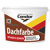 Краска для крыши и цоколя Dachfarbe Д-06 (темно-коричневая) 3,25 кг