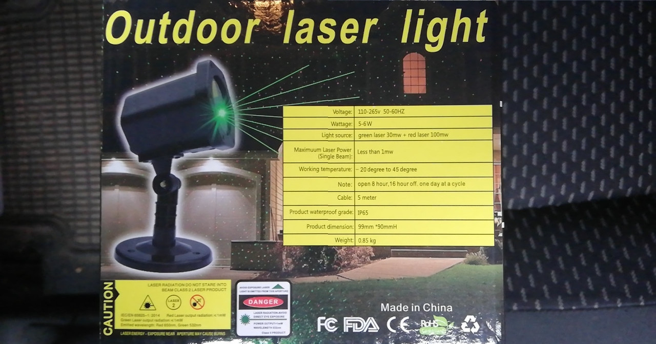 Уличный лазерный проектор OUTDOOR LASER LIGHT - фото 1 - id-p87977288
