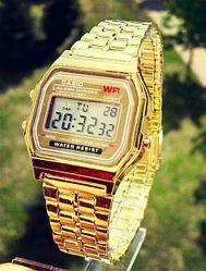 Часы Casio электронные (gold)