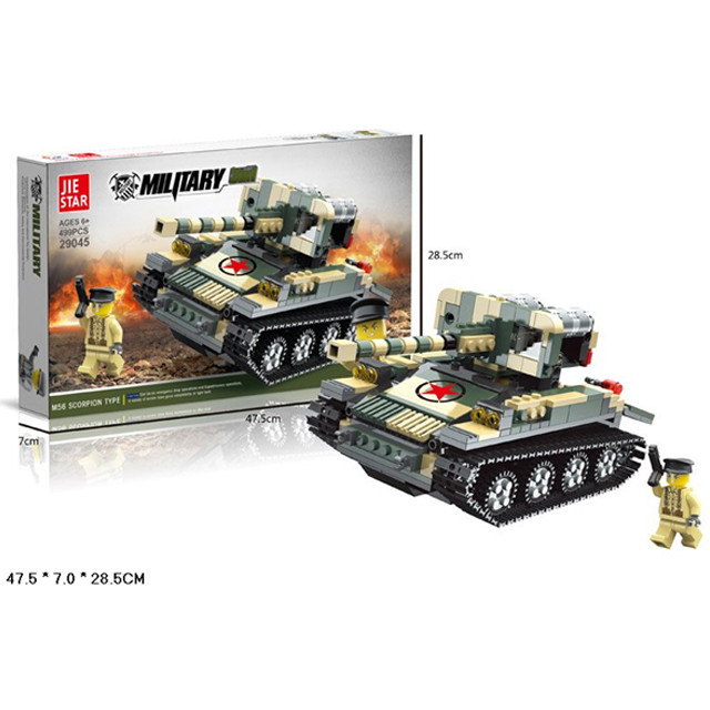 Конструктор Jie Star Military 29045 Танк 499 деталей