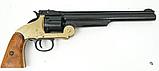 Макет револьвер Smith & Wesson Schofield, .45 калибра, латунь (США, 1869 г.) DE-1008-L, фото 2