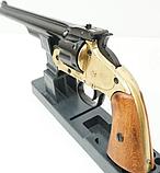 Макет револьвер Smith & Wesson Schofield, .45 калибра, латунь (США, 1869 г.) DE-1008-L, фото 3