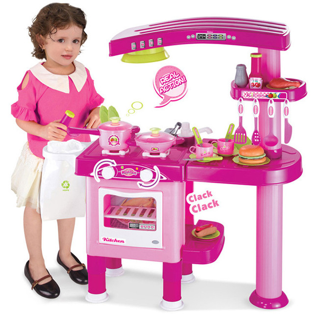 Игровая кухня Kitchen Set 008-82 с вытяжкой 