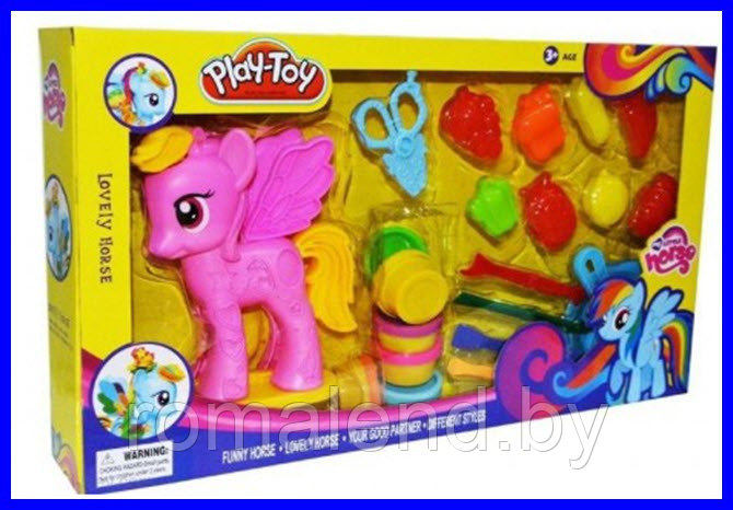 Набор пластилина Play-Doh пони "Стильный салон Пинки-Пай" - фото 4 - id-p87996052