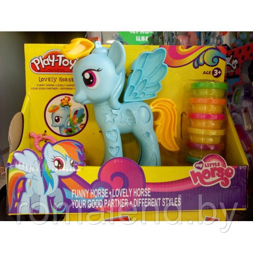 Набор пластилина Play Doh пони «My Little Pony» с пластилином - фото 4 - id-p87996227