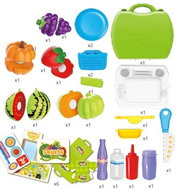 Игровой набор Кухня с фруктами в чемоданчике арт. 8348А (26х23х10) - фото 3 - id-p87996633