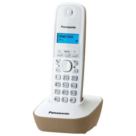 Радиотелефон Panasonic KX-TG 1611 Белый - фото 1 - id-p4314854