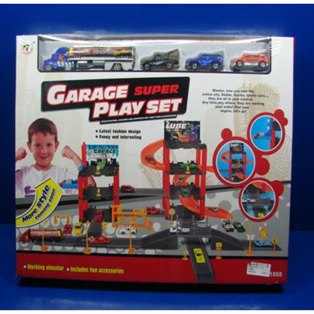 Игровой набор Гараж-парковка Super Playset P1888 - фото 1 - id-p88016702