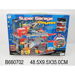 Игровой набор Трехэтажный гараж Super Playset P3088A