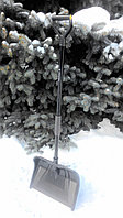 Лопата снеговая PROTEX СНЕЖНАЯ КОРОЛЕВА в сборе Ковш черный (Ручка "Атлант")