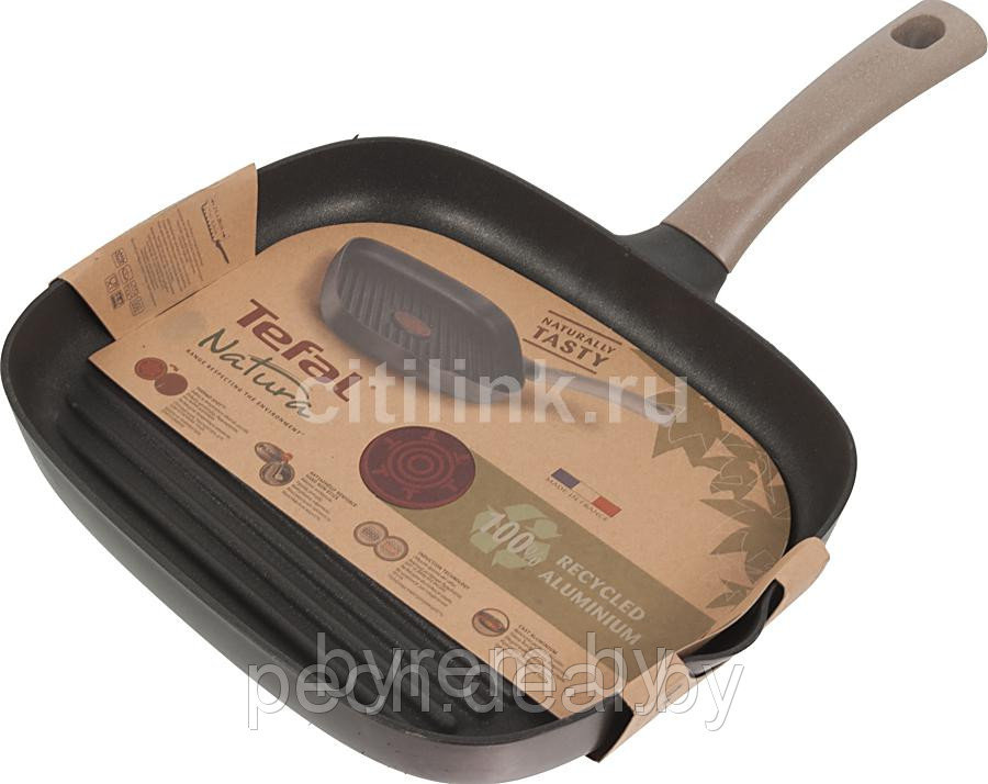 Гриль сковорода TEFAL Natura 24х28 см - фото 4 - id-p136684