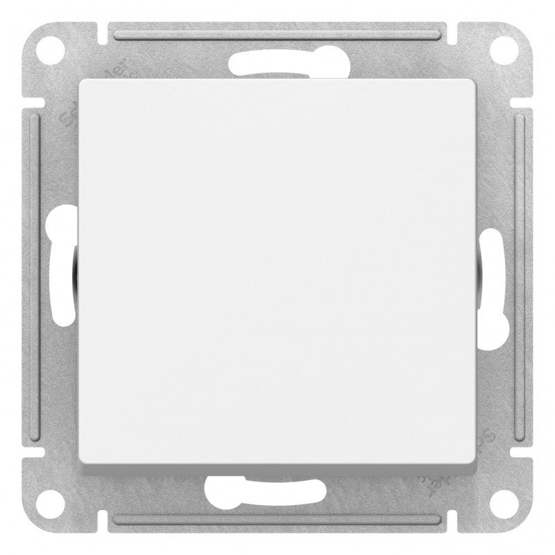 Выключатель проходной (переключатель) одноклавишный, цвет Белый (Schneider Electric ATLAS DESIGN) - фото 5 - id-p88018065
