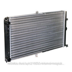 Радиатор охлаждения ВАЗ 2110-2112 (2-х рядный алюминиевый, арт. 21120-1301012-10), фото 2