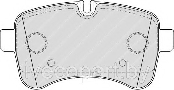 Тормозные колодки задние для Ивеко