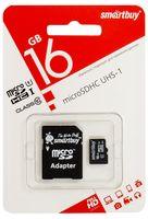 Micro SDHC карта памяти Smartbuy 16GB Сlass 10 - фото 2 - id-p5398206