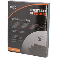 Наждачная  бумага Р100  на тканевой основе 1 шт//FASTER TOOLS