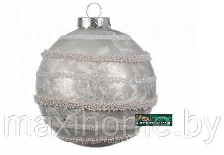 Набор шаров новогодних из стекла для украшения елки 3 шт. - фото 1 - id-p88057810