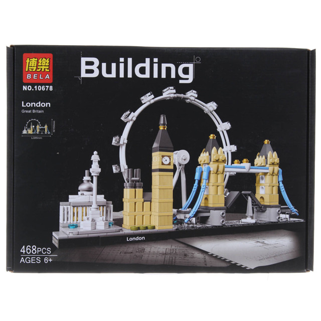 Конструктор Bela 10678 Building Лондон (аналог Lego Architecture 21034) 468 деталей - фото 5 - id-p88057873