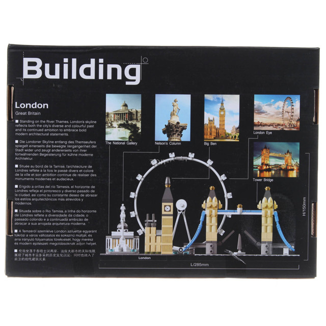 Конструктор Bela 10678 Building Лондон (аналог Lego Architecture 21034) 468 деталей - фото 6 - id-p88057873
