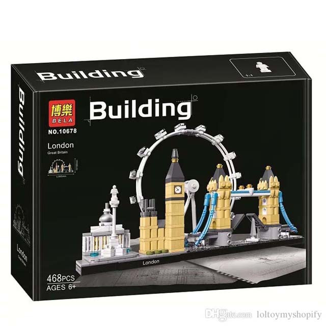 Конструктор Bela 10678 Building Лондон (аналог Lego Architecture 21034) 468 деталей