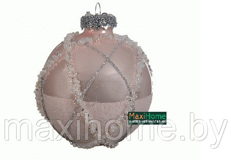 Набор шаров новогодних из стекла для украшения елки 3 шт. - фото 1 - id-p88057869