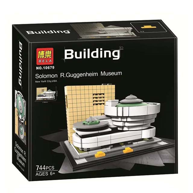 Конструктор Bela 10679 Building Музей Соломона Гуггенхайма (аналог Lego Architecture 21035) 744 детали - фото 1 - id-p88058672