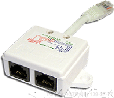 Y-адаптер, 2 компьютерных порта, экранированный, кат. 5е, TWT-Y-E2-E2-S