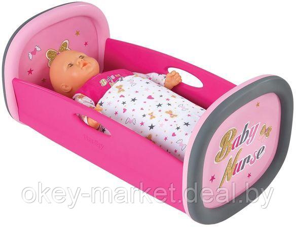 Кроватка для кукол Smoby Baby Nurse Gold Edition, фото 2