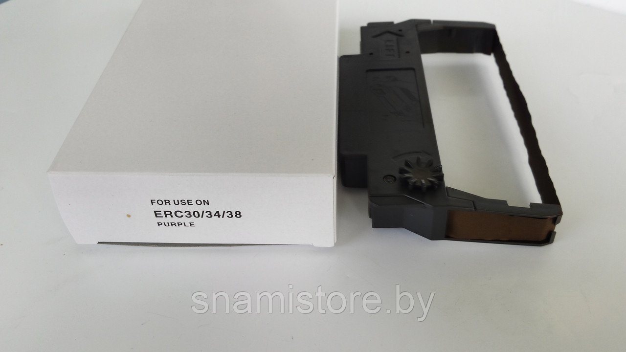Матричный картридж EPSON ERC-30 /34/38 черный (Black) (SPI), 12,7mm*4,50m - фото 1 - id-p88088989