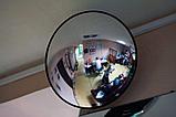 Зеркало для помещений круглое на гибком кронштейне 400мм обзорное, фото 4
