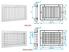 Решетка вентиляционная РА3 регулируемая, фото 2