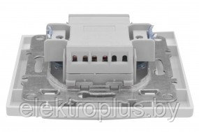 Минск Выключатель 1-клавишный СП с индикатором,10А, белый EKF Basic - фото 2 - id-p88098839