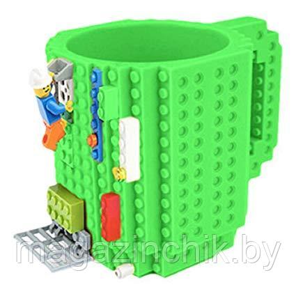 Кружка Лего зеленая, MUGGREEN, 340 мл - фото 3 - id-p88099081