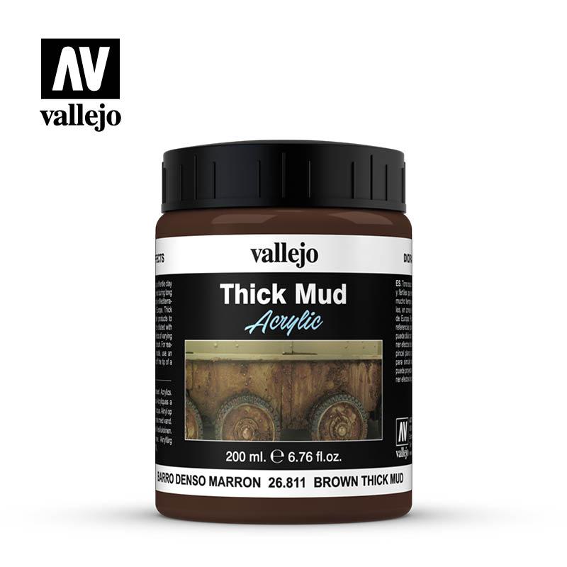 Паста серии THICK MUD TEXTURES - BROWN THICK MUD