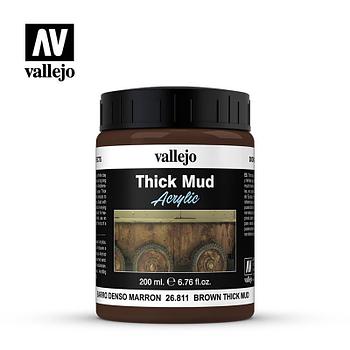 Паста серии THICK MUD TEXTURES - BROWN THICK MUD