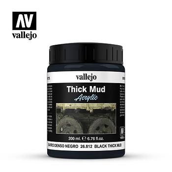 Паста серии THICK MUD TEXTURES - BLACK THICK MUD