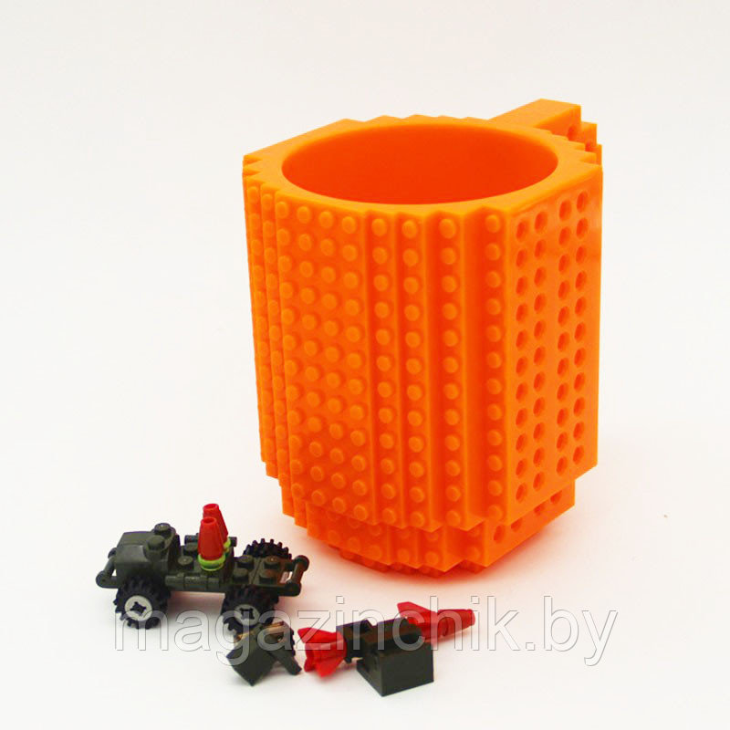 Кружка Лего оранжевая, MUGORANGE, 340 мл - фото 6 - id-p88099132