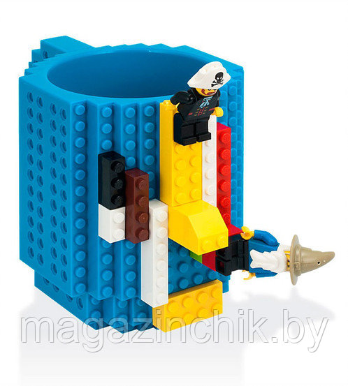 Кружка Лего синяя, MUGBLUE, 340 мл - фото 6 - id-p88101184