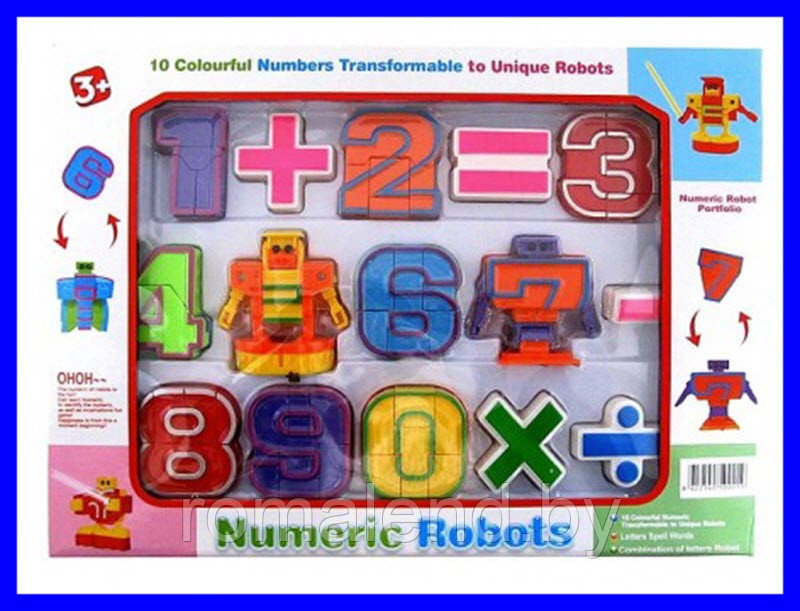 Конструктор Numeric Robots Цифры-трансформеры