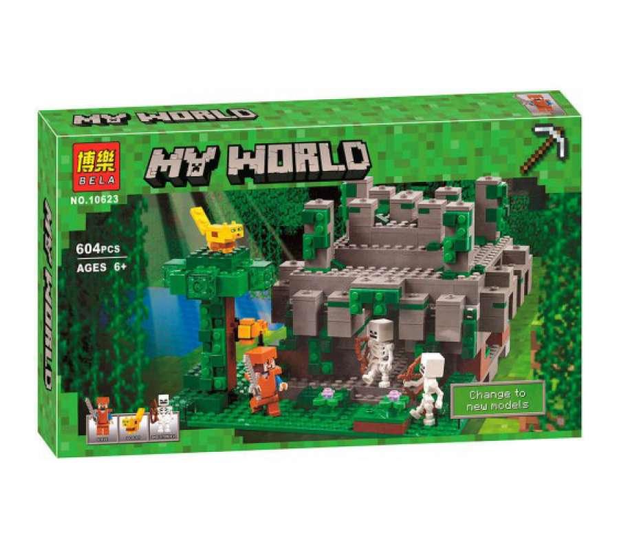 Конструктор LELE My World 33053 Храм в джунглях (Аналог LEGO Minecraft 21132) 608 деталей - фото 10 - id-p66151320
