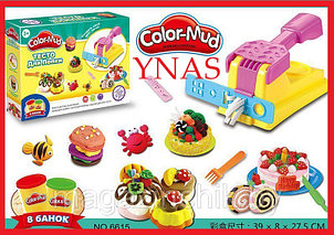 Детский игровой набор тесто для лепки Color-Mud "Кондитерская" арт. 6615, (аналог play doh)