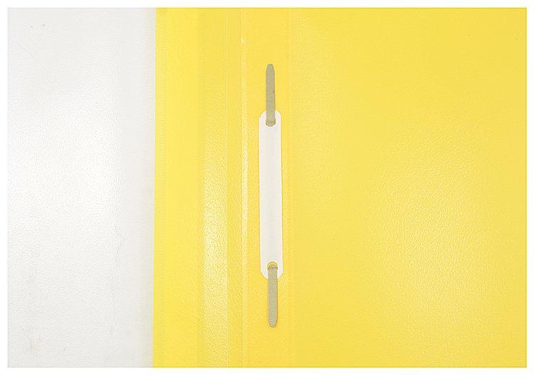 Папка-скоросшиватель пластиковая А4 inФормат толщина пластика 0,18 мм, желтый - фото 3 - id-p88122849