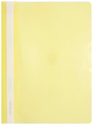 Папка-скоросшиватель пластиковая А4 inФормат толщина пластика 0,18 мм, желтый - фото 4 - id-p88122849