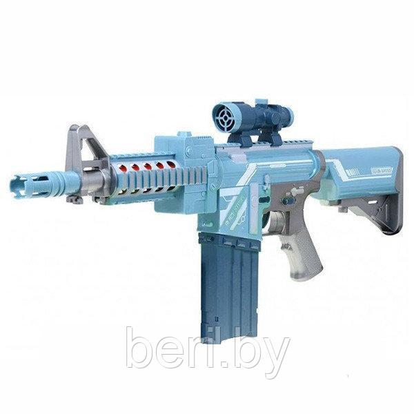 Автомат, Бластер 7078 + 20 пуль Blaze Storm детское оружие с прицелом, пистолет, мягкие пули, типа Nerf (Нерф) - фото 2 - id-p88124669
