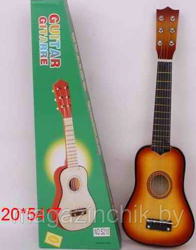 Гитара детская деревянная 60 см, S210 - фото 1 - id-p88128385