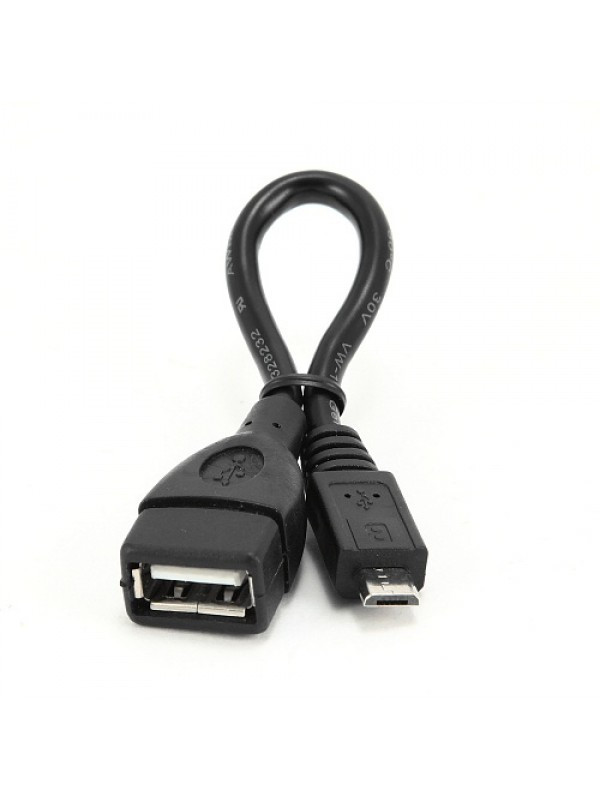 Кабель USB 2.0 OTG -USBAF/Micro-BM