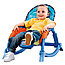 Детский шезлонг 3 в 1 "BABY MIX TT-130824-BLUE" (До18 кг! Музыка), фото 5